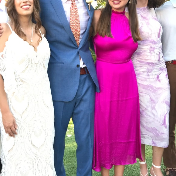 Banana Republic Pink Midi Dress - Picture 6 of 6